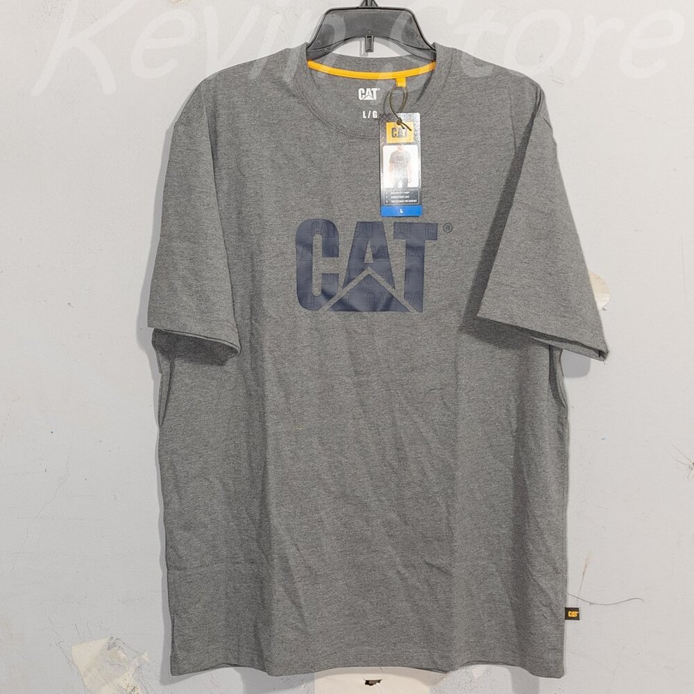 Caterpillar Men's  Logo T-Shirt  Color:  Gray‎